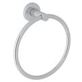 Rohl Lombardia And Avanti Bath Towel Ring In Polished Chrome LO4APC